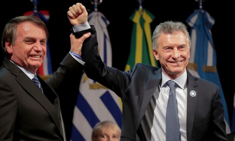 Jair Bolsonaro y Mauricio Macri