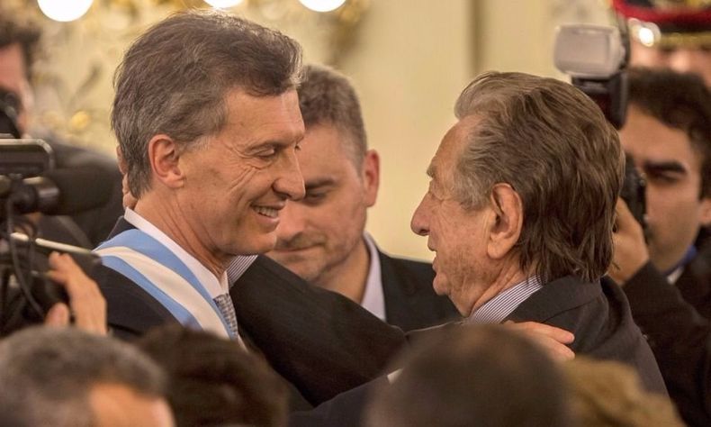 Mauricio y Franco Macri