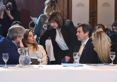 Patricia Bullrich en la Comisión de Acuerdos.&nbsp;