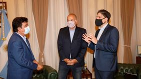 Espinoza se reunió con el ministro Trotta