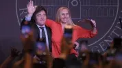 Javier y Karina Milei