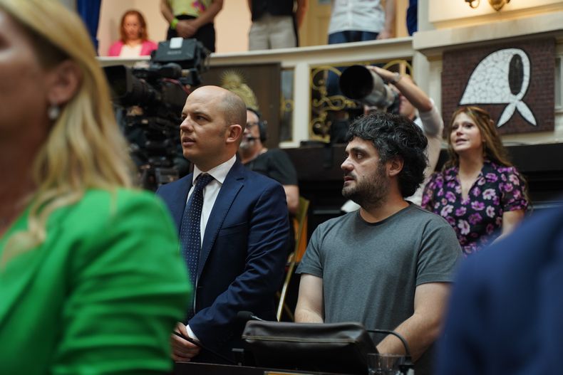 Facundo Tignanelli, jefe del bloque UP y hombre de La Cámpora.