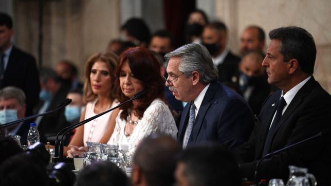 justicia y espionaje pro, musica para la tribuna k en el discurso de fernandez