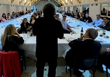 El asado de Javier Milei con los héroes