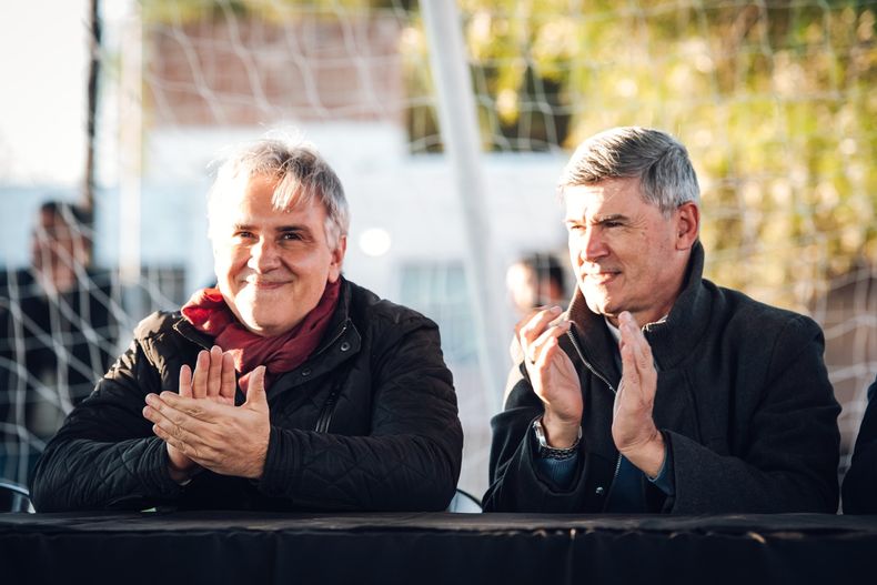 Martín Llaryora y Daniel Passerini