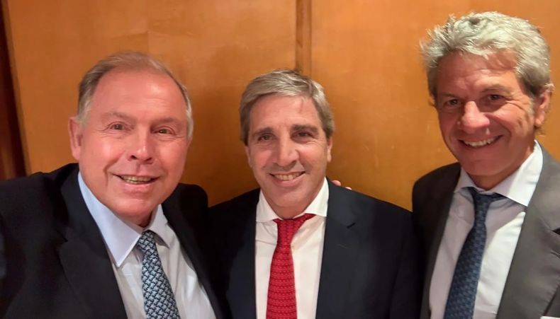 Gerardo Werthein, Toto Caputo y Juan Pazo