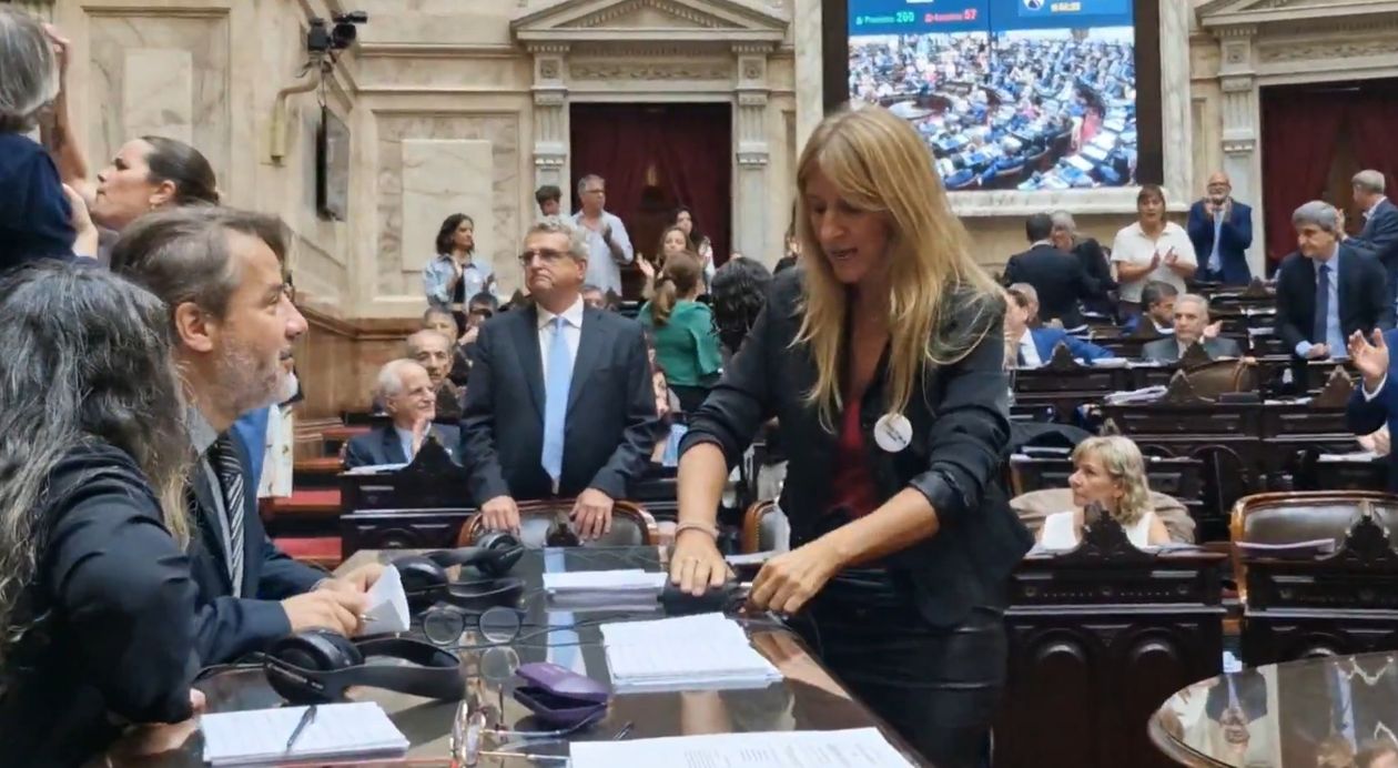 Florencia Carginano, diputada de Unión por la Patria. Martín Menem quiere expulsarla.&nbsp;