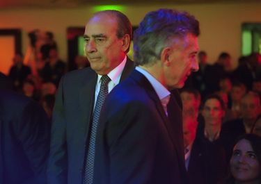 Mauricio Macri y Guillermo Francos, el jefe de Gabinete de Javier Milei.