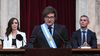 Javier Milei en el Congreso.