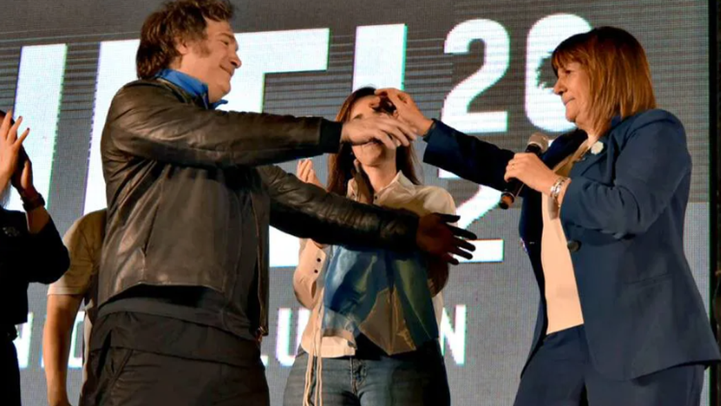 Patricia Bullrich y Javier Milei