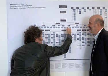Javier Milei y Federico Sturzenegger trazan el plan desregulador