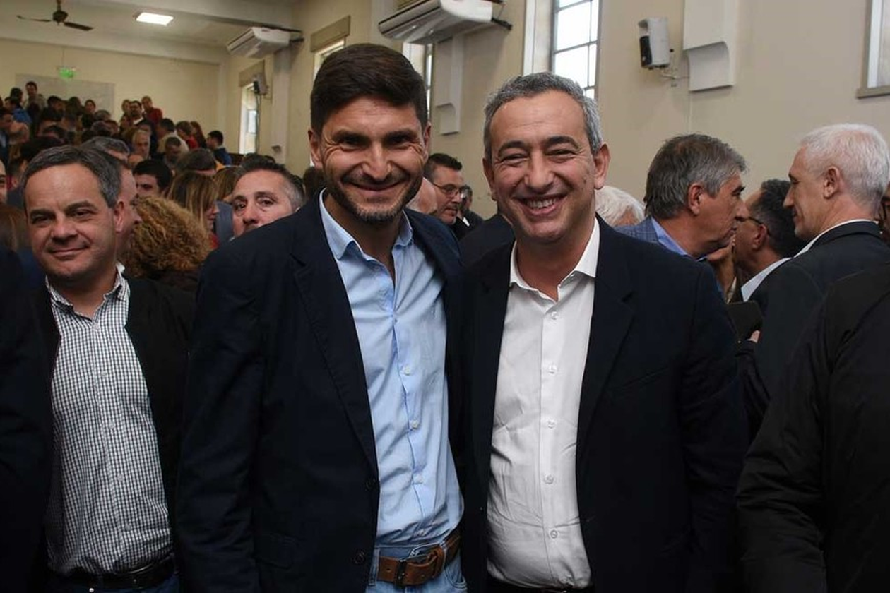 Maximiliano Pullaro y Pablo Javkin.