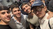 Shariff Menem y Juan Ignacio Boutet, en el acto de la juventud organizado por Karina Milei.&nbsp;