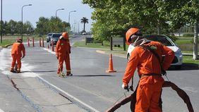 Javier Milei cortó la obra pública  Javier Milei cortó la obra pública