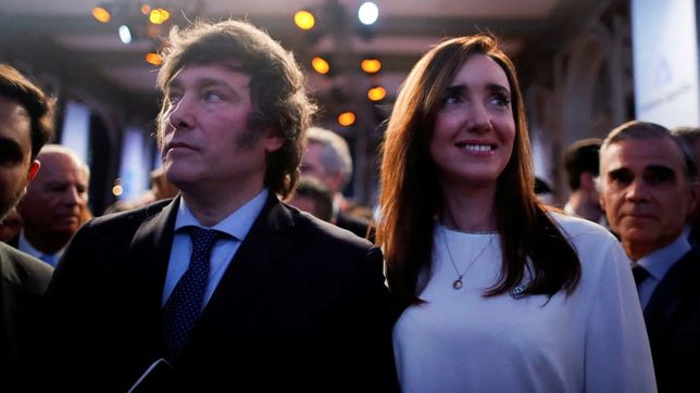 Javier Milei y Victoria Villaruel.
