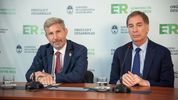 Rogelio Frigerio recibió este jueves en Entre Ríos a Diego Santilli.