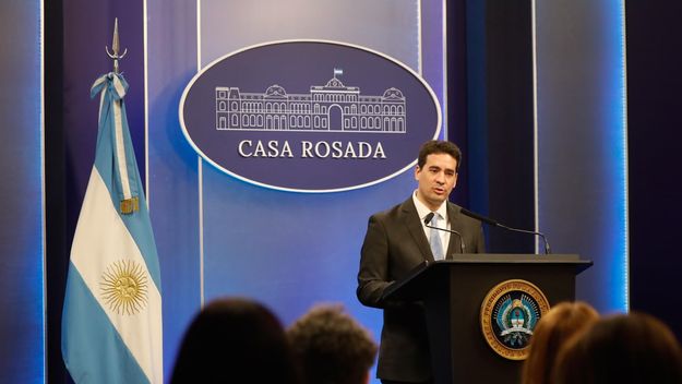 Adrián Ravier, vocero presidencial.