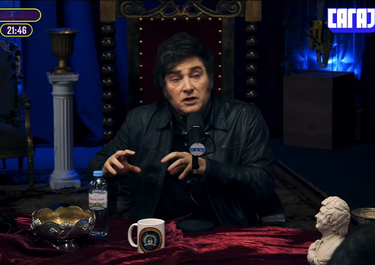 Javier Milei en Carajo, el streaming del Gordo Dan.