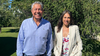 Rolando Figueroa y Lucila Crexell. La senadora tiene un voto clave en el Senado para aprobar o rechazar la Ley ómnibus XS.