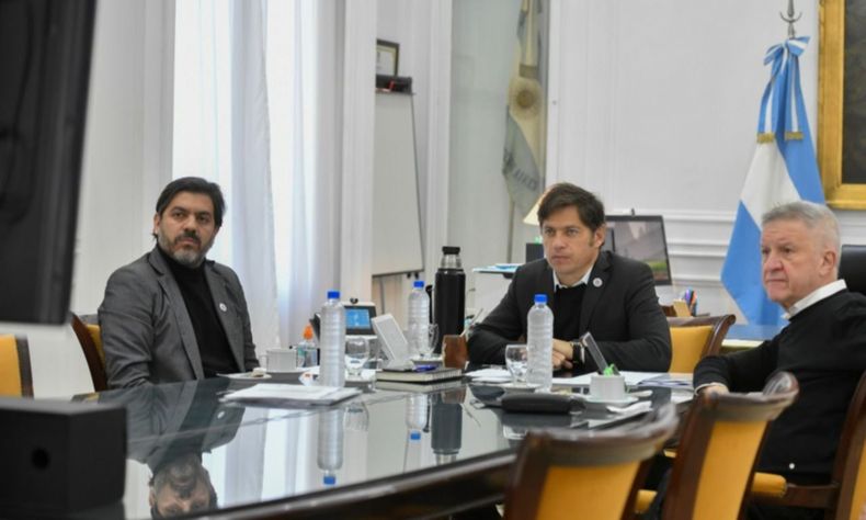 Axel Kicillof y Carlos Bianco Axel Kicillof