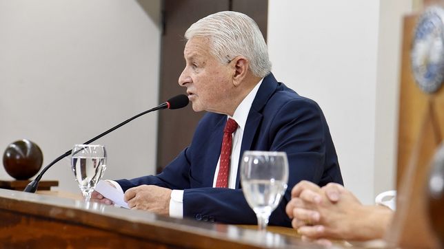 José Lauritto, intendente de Concepción del Uruguay, durante la apertura de sesiones. José Lauritto, intendente de Concepción del Uruguay, durante la apertura de sesiones.