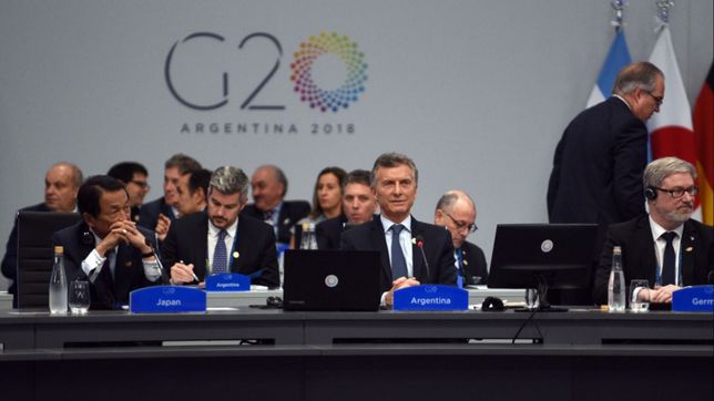macri, pacificador: la esencia del g20 es promover el dialogo