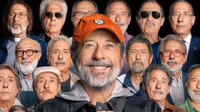 Guillermo Francella x 16 en la película Homo Argentum.