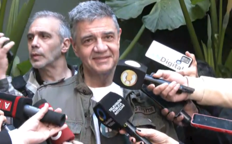 Jorge Macri. Captura de la transmisión de LN+. Jorge Macri. Captura de la transmisión de LN+.