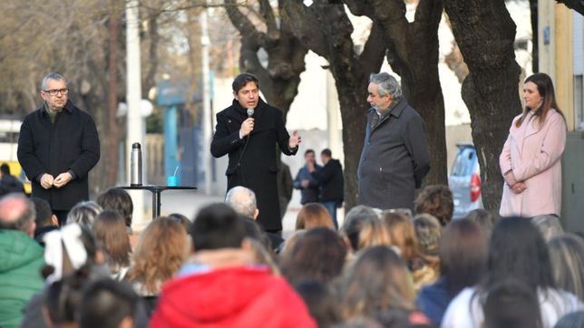 cuarta a fondo: kicillof paseo su plan 6x6 por una seccion opositora