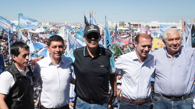 el gremio petrolero mostro su poderio y apoyo a koopmann en vaca muerta