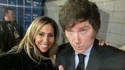 Javier Milei con Romina Diez, la encargada de institucionalizar el sello La Libertad Avanza en Santa Fe. Javier Milei con Romina Diez, la encargada de institucionalizar el sello La Libertad Avanza en Santa Fe.