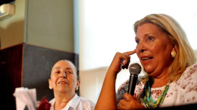 sana y salva: carrio se descompenso, pero no perdio la conciencia