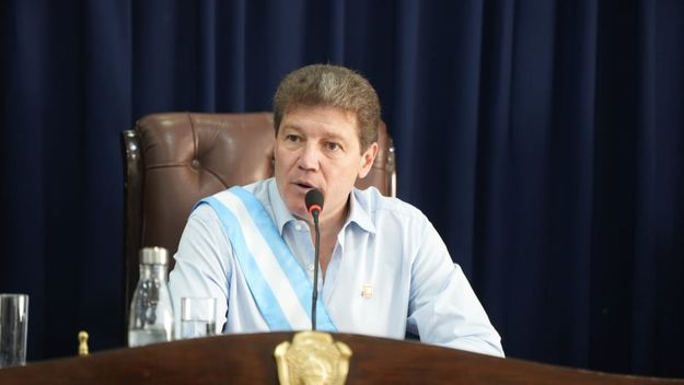 El gobenador de Tierra del Fuego, Gustavo Melella.