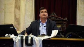 Marcelo Casaretto, que en su paso por el Congreso ocupó el asiento de la presidencia de Diputados por algunos intervalos.&nbsp;