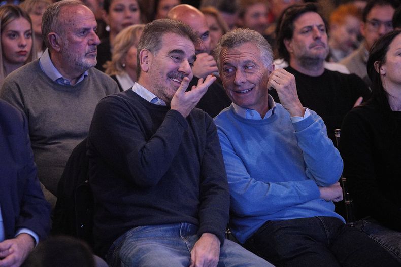 Cristian Ritondo con Mauricio Macri