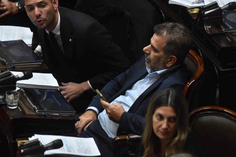 Cristian Ritondo, jefe del PRO, y Silvia Lospennato.&nbsp;