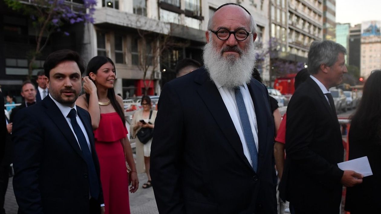Eduardo Elsztain en la toma de posesión presidencial