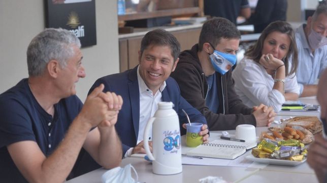 positivo de covid, kicillof pausa su tour costero de gestion
