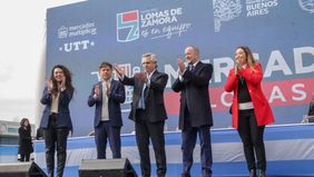 Junto al Presidente, Insaurralde participó de la apertura del Mercado de Lomas