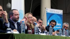 Con ausencia Sciolista, Alicia Kirchner estuvo en la presentación del canal Universitario