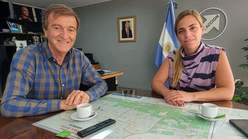 Aníbal Tortoriello y María Emilia Soria, dos refrentes rionegrinos lanzados a la pelea por la gobernación. 