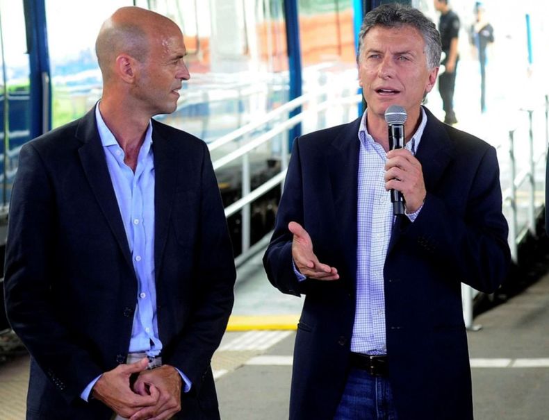 Guillermo Dietrich y Mauricio Macri