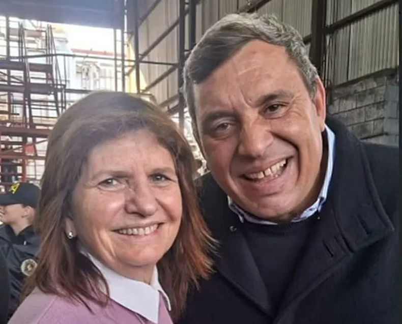 Patricia Bullrich y Maximiliano Bondarenko.