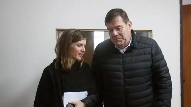 Fernanda Raverta y Guillermo Montenegro.