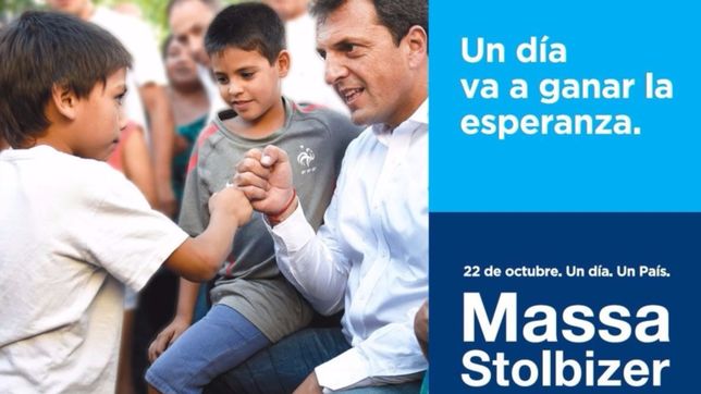 en su carrera a octubre, massa hace un giro en la campana electoral