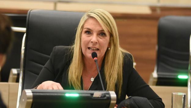 María Eugenia Schmuck, presidenta del Concejo Municipal de Rosario.