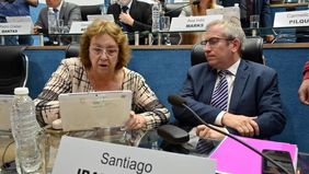 Patricia Mac Kidd y Santiago Ibarrolaza de Cambia Río Negro.