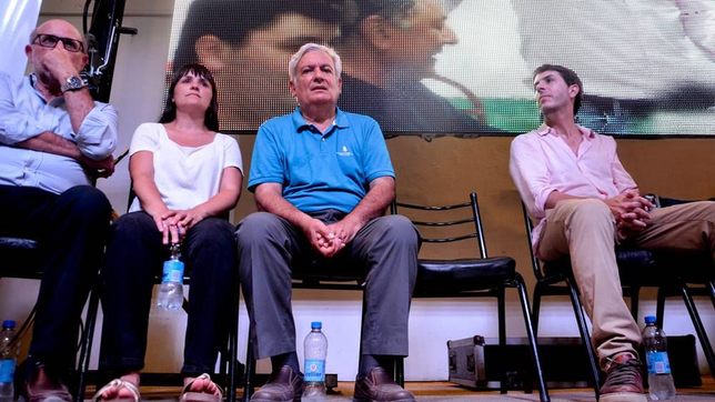 Separador por una silla vacía, Francisco Torroba y Martín Berhongaray, referencias históricas de la Azul y la Celeste de la UCR de La Pampa. FOTO: www.radiokermes.com