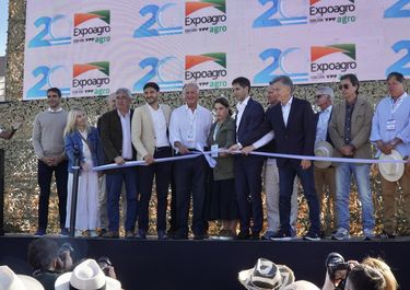 Corte de cintas en Expoagro 2026