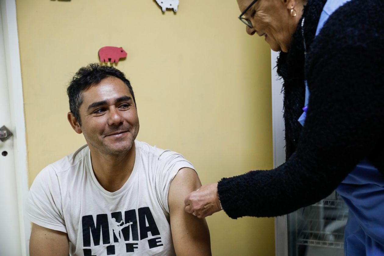 Vacunación en Pilar, el distrito gobernado por Federico Achával.